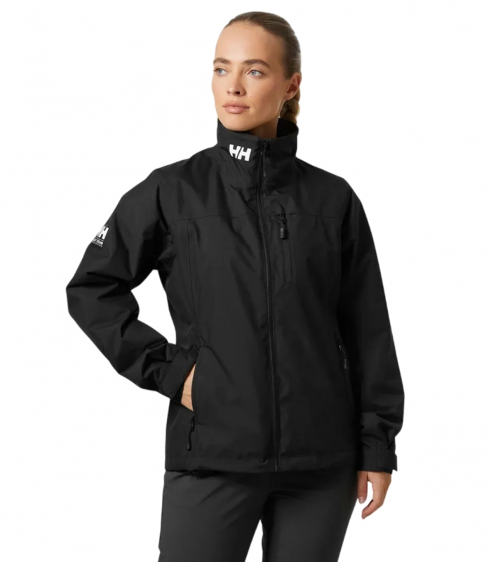 Helly Hansen - Chaqueta Negra para Mujer - Crew Midlayer
