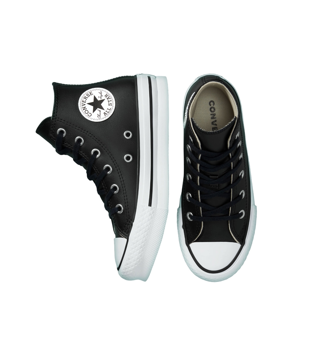 Converse - Zapatillas para Niña Negras - Chuck Taylor All Star