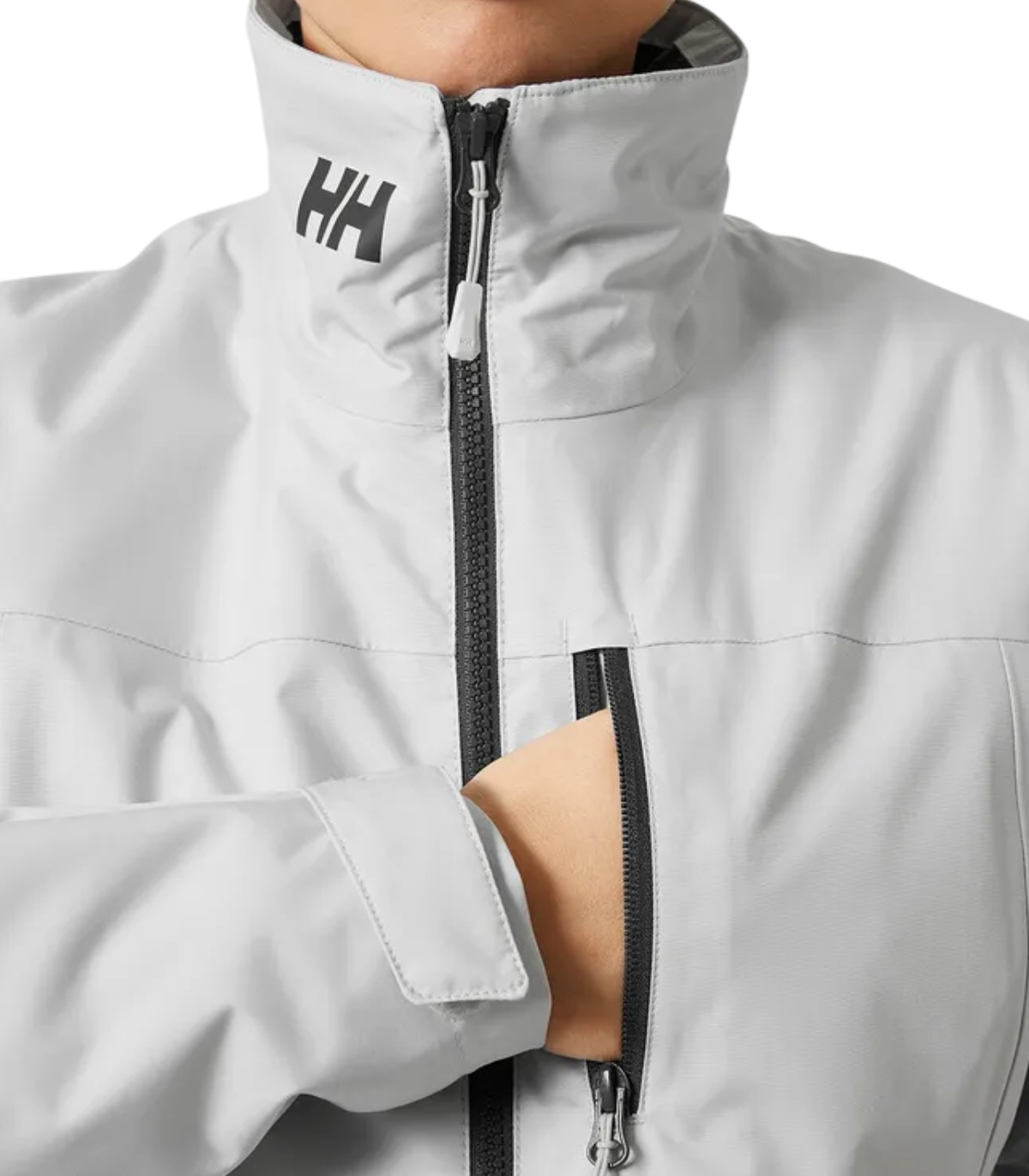 Helly Hansen - Chaqueta Gris para Hombre - Crew Midlayer