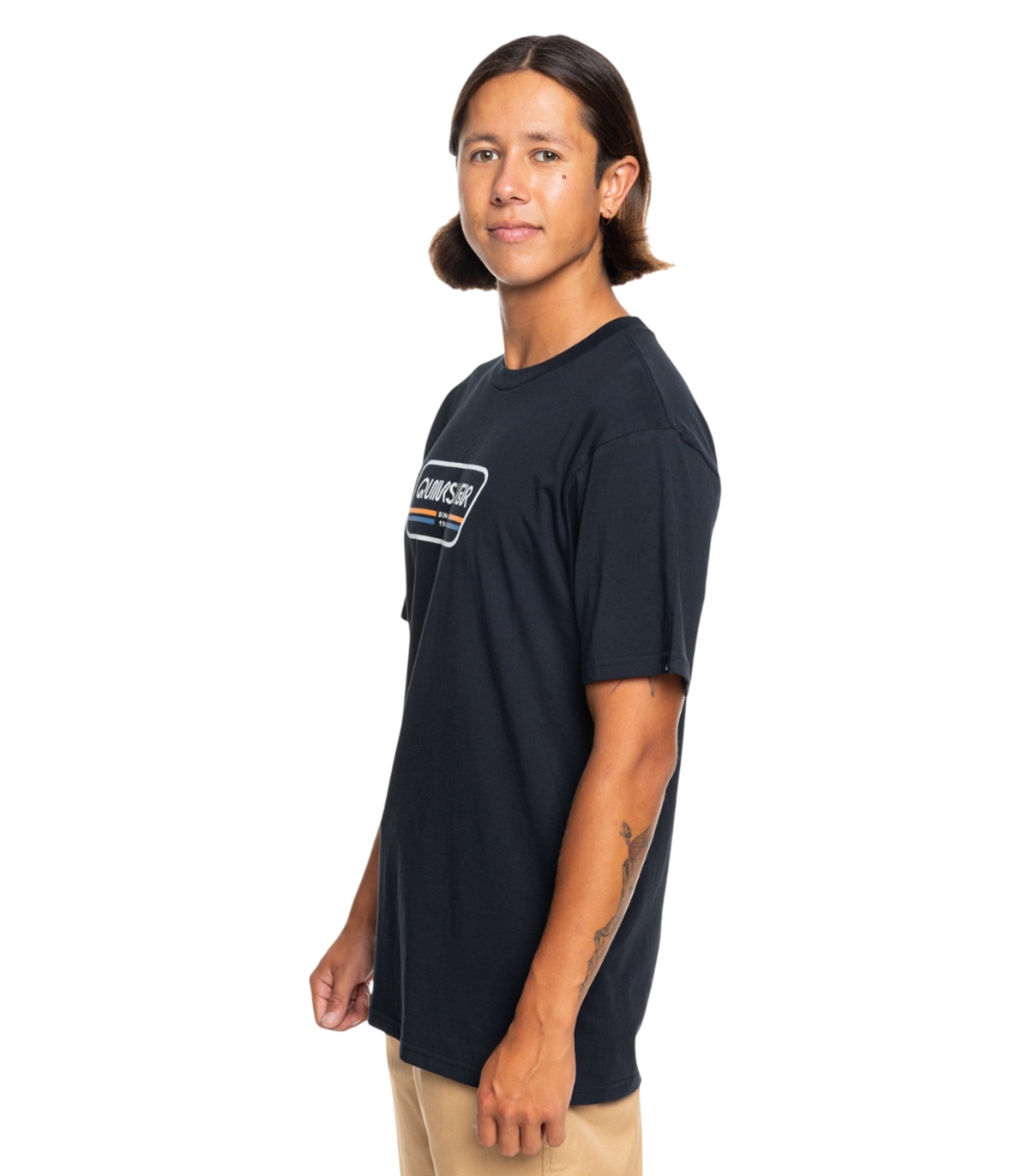 Quiksilver - Camiseta Negra para Hombre - Rangelife