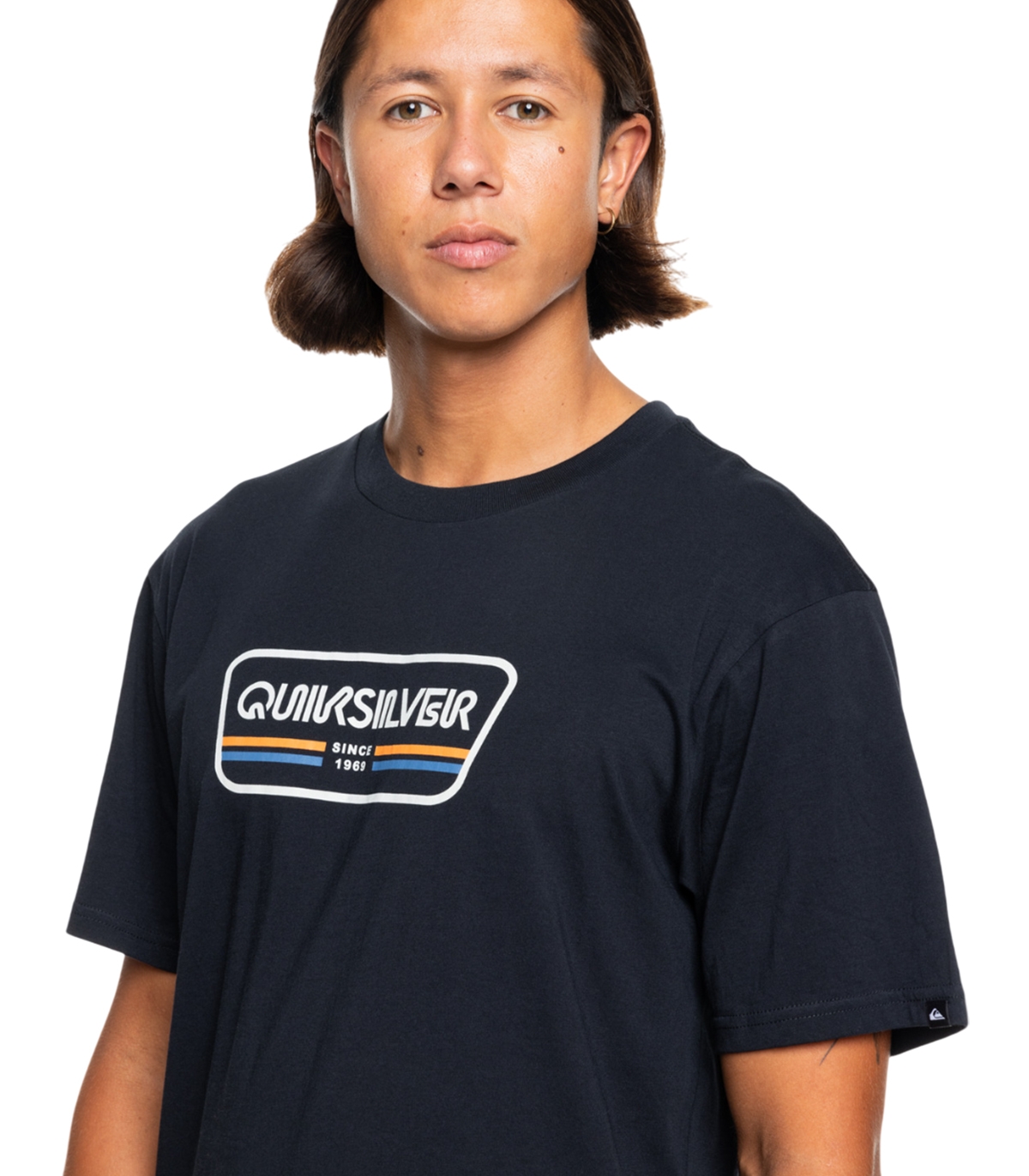 Quiksilver - Camiseta Negra para Hombre - Rangelife