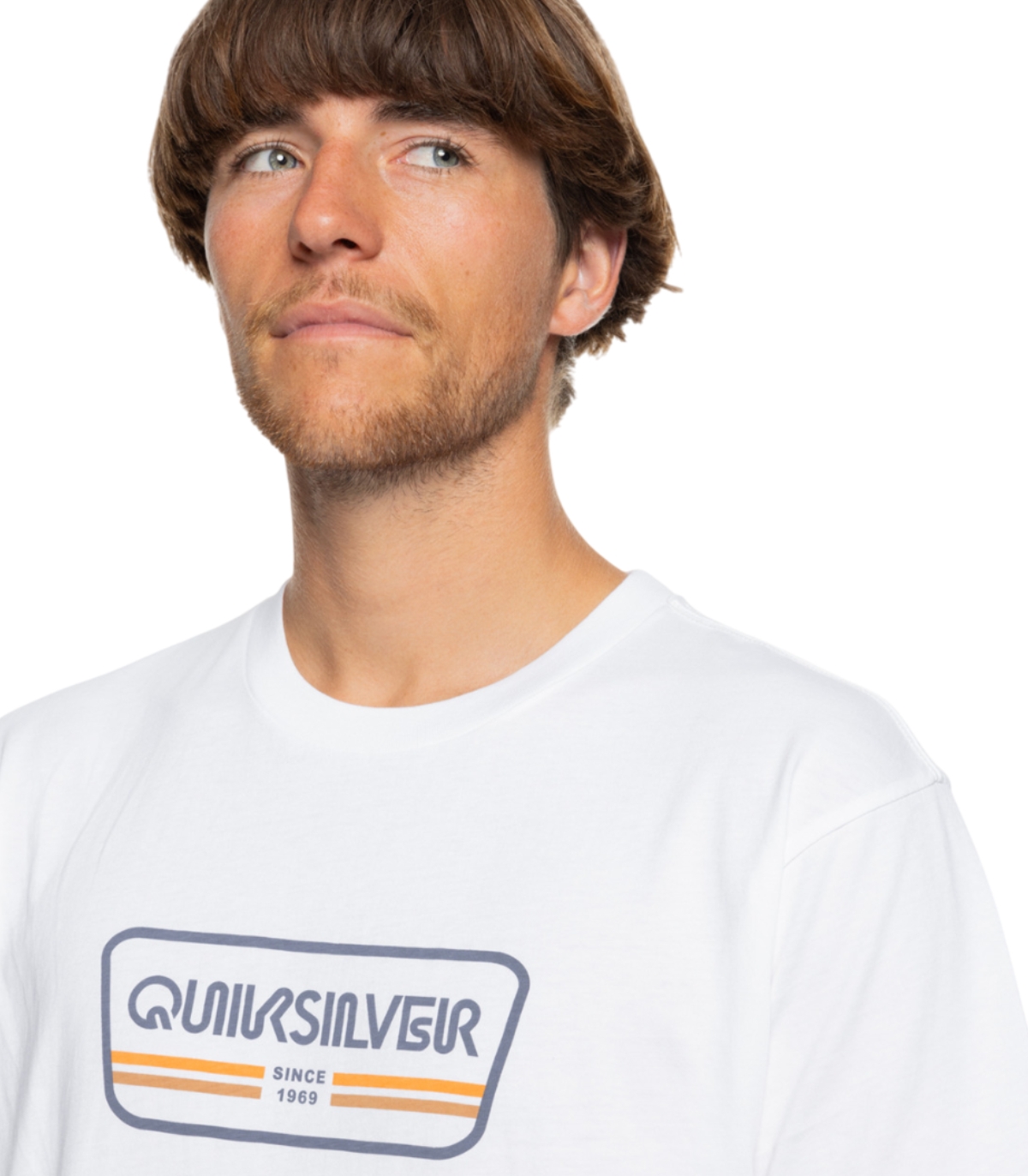 Quiksilver - Camiseta Blanca para Hombre - Rangelife