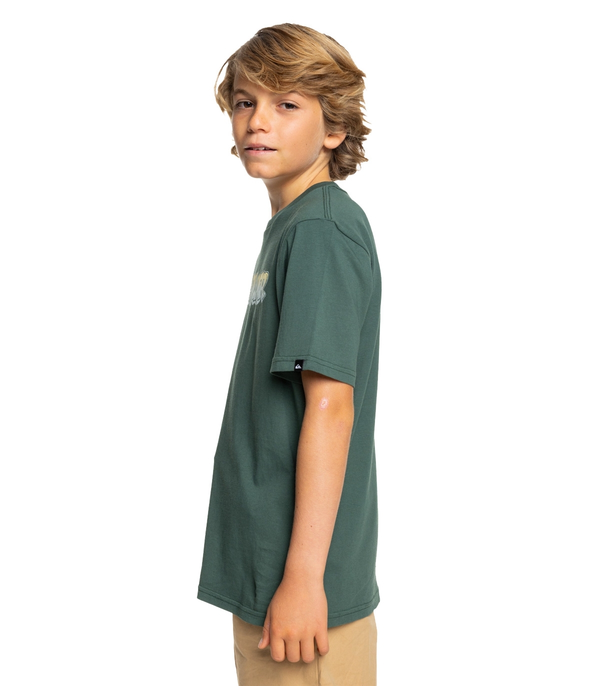 Quiksilver - Camiseta Verde para Niño - Grto