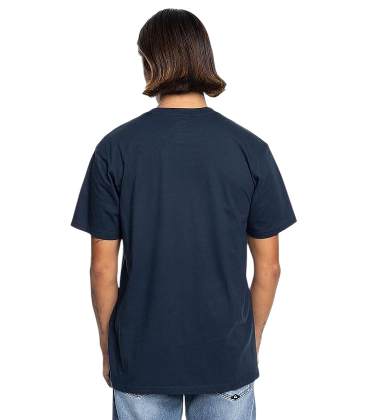 Quiksilver - Camiseta Azul Marino para Hombre - Lettring