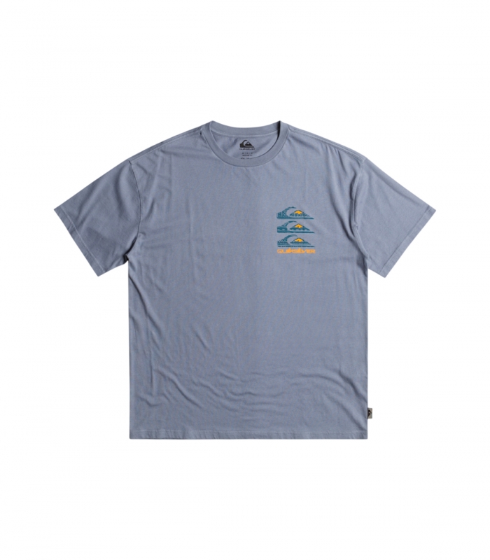 Quiksilver - Camiseta Azul para Niño - Logos