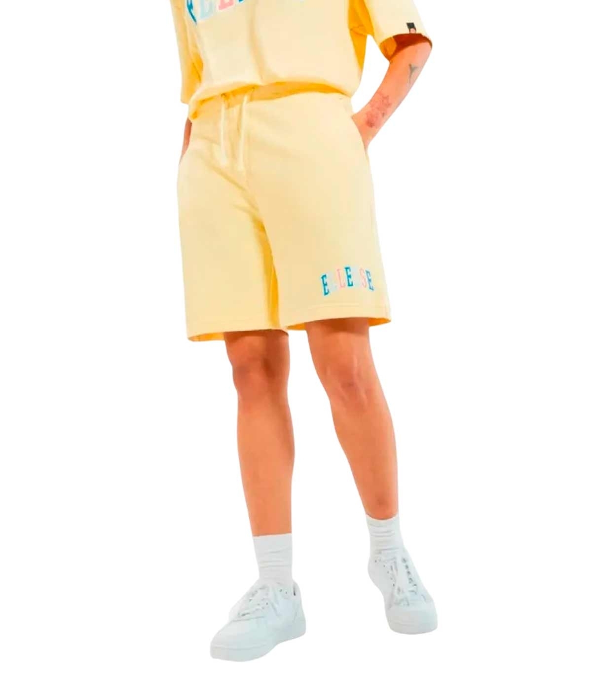 Ellesse - Pantalon Corto Amarillo para Hombre