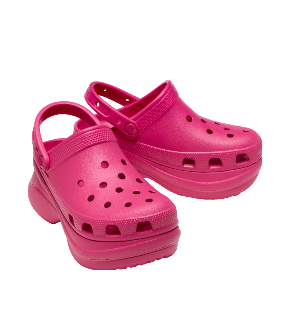 Crocs - Chanclas Rosas para Mujer - Bae Clog