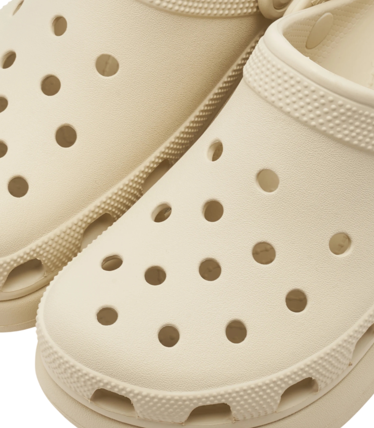 Crocs - Chanclas Beige para Mujer - Classic Crush Clog
