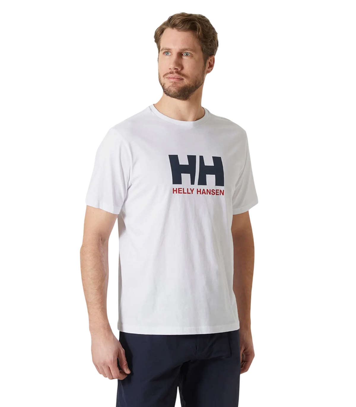 Helly Hansen - Camiseta Blanca para Hombre - Logo