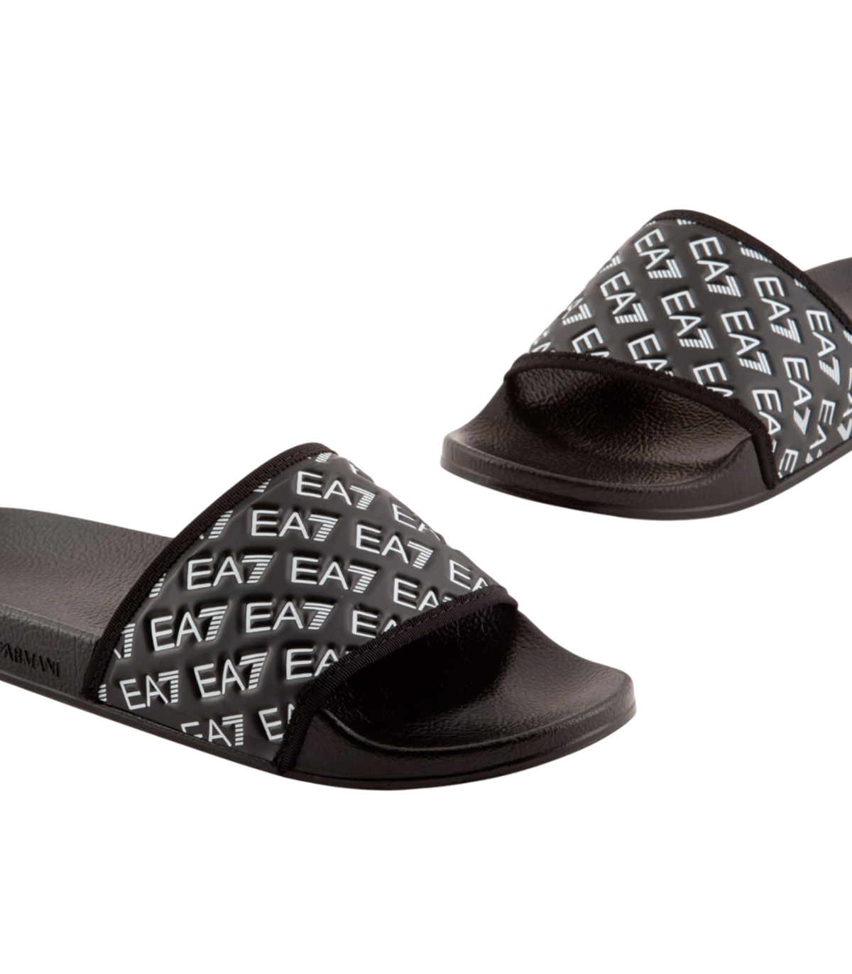 Armani Exchange - Chanclas Negras para Hombre