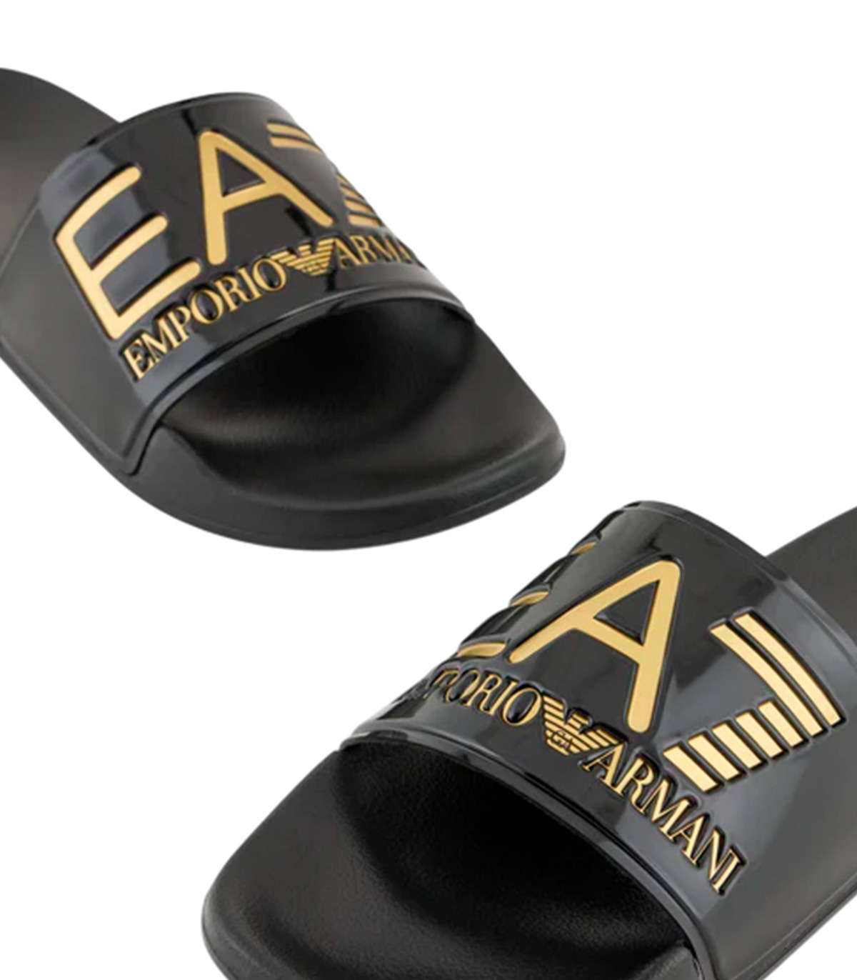 Emporio Armani - Chanclas Negras para Hombre - Scarper Beach