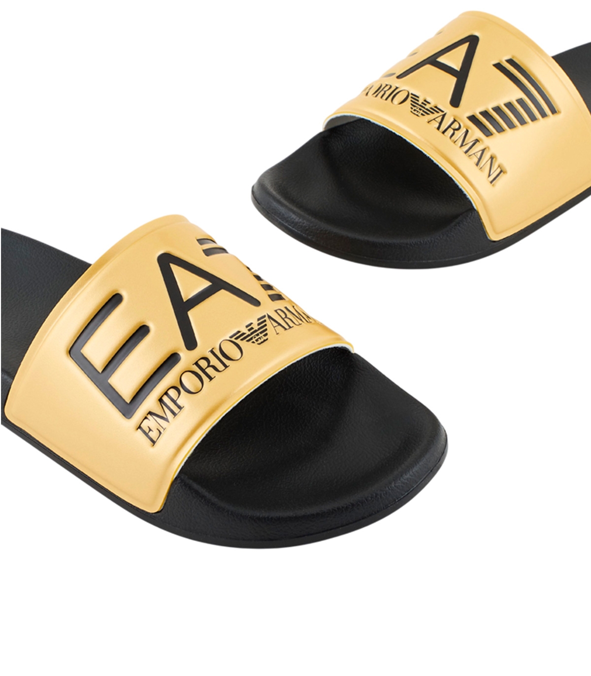 Emporio Armani - Chanclas Doradas para Hombre - Scarpe Beach