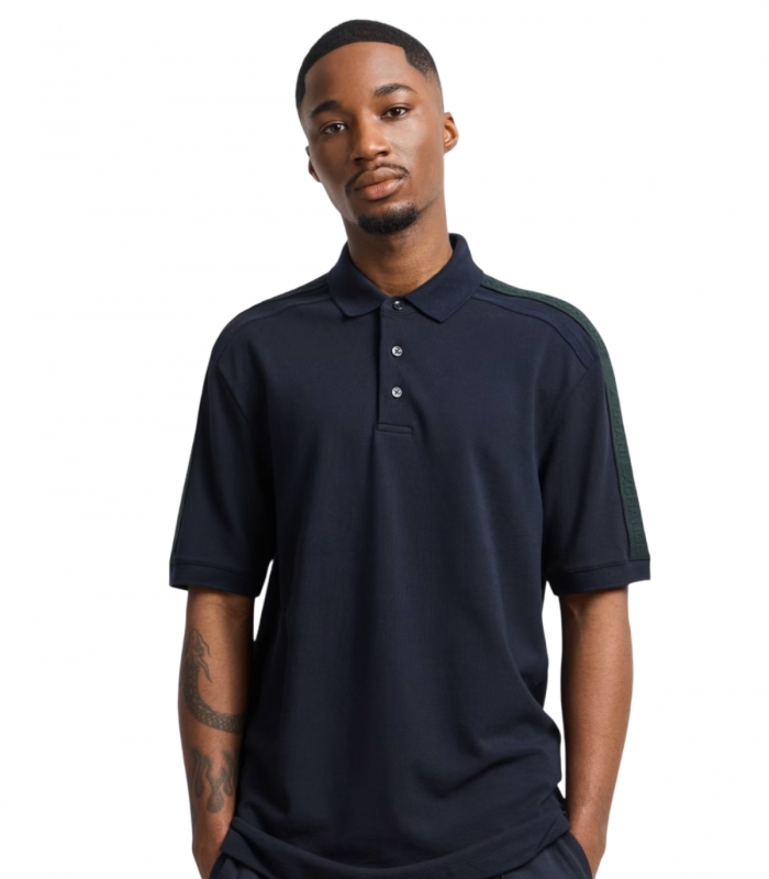 Armani Exchange - Polo Azul Marino para Hombre