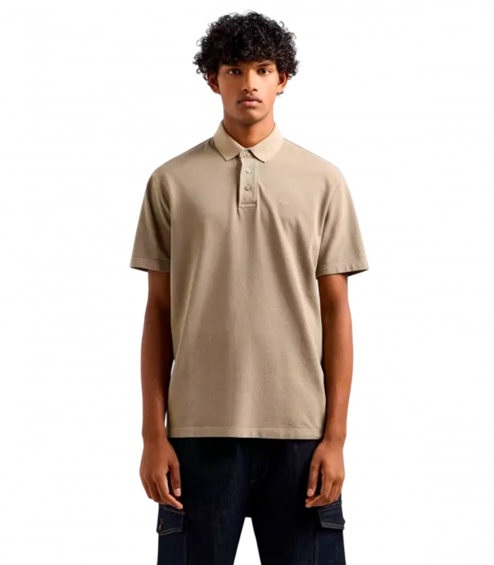 Armani Exchange - Polo Beige para Hombre