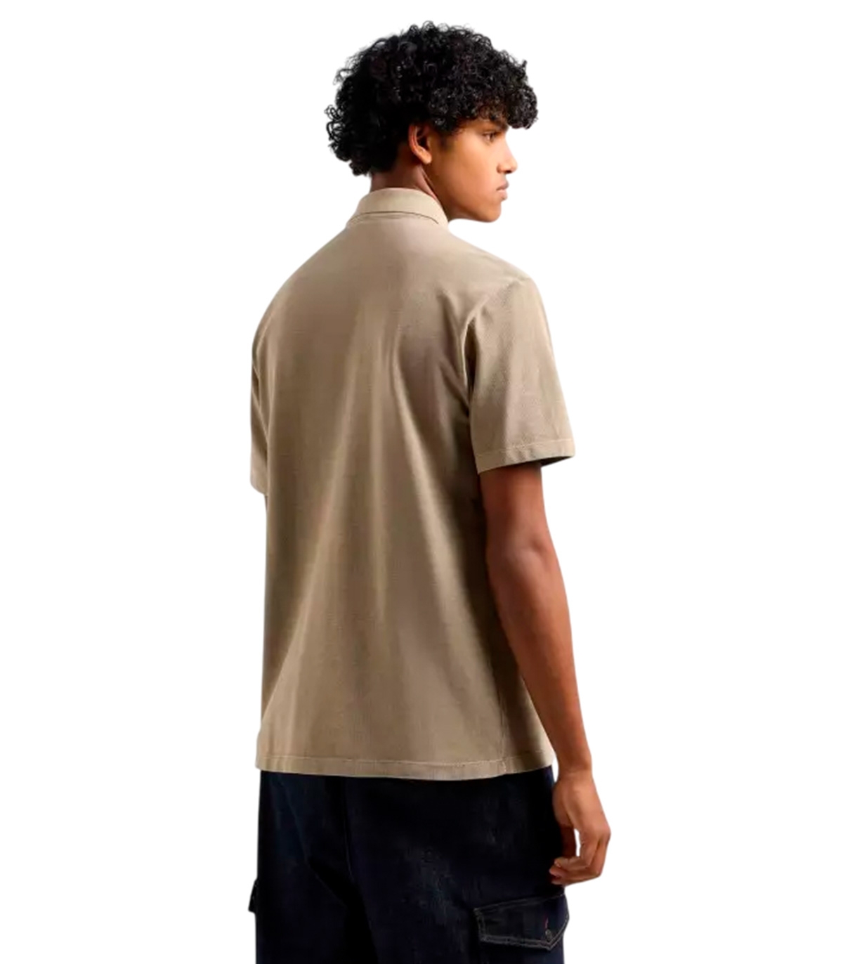 Armani Exchange - Polo Beige para Hombre
