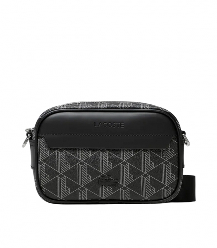 Lacoste - Bolso Negro para Hombre - Monogram