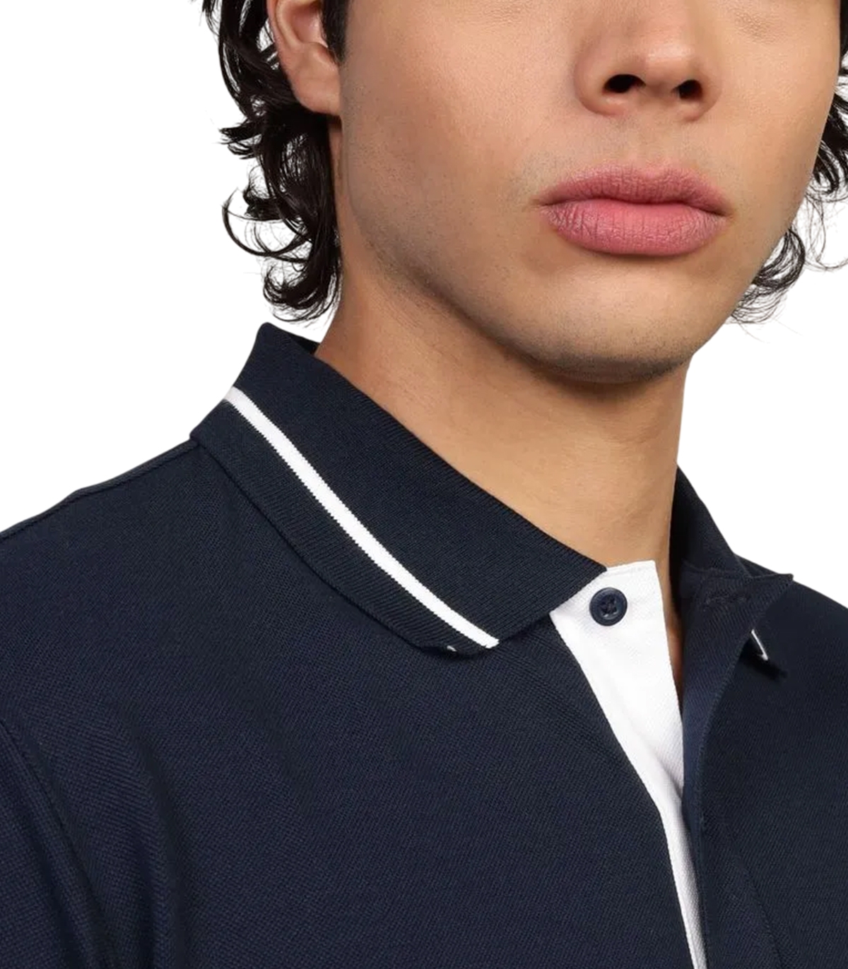 Tommy Jeans - Polo Azul para Hombre - Tipped