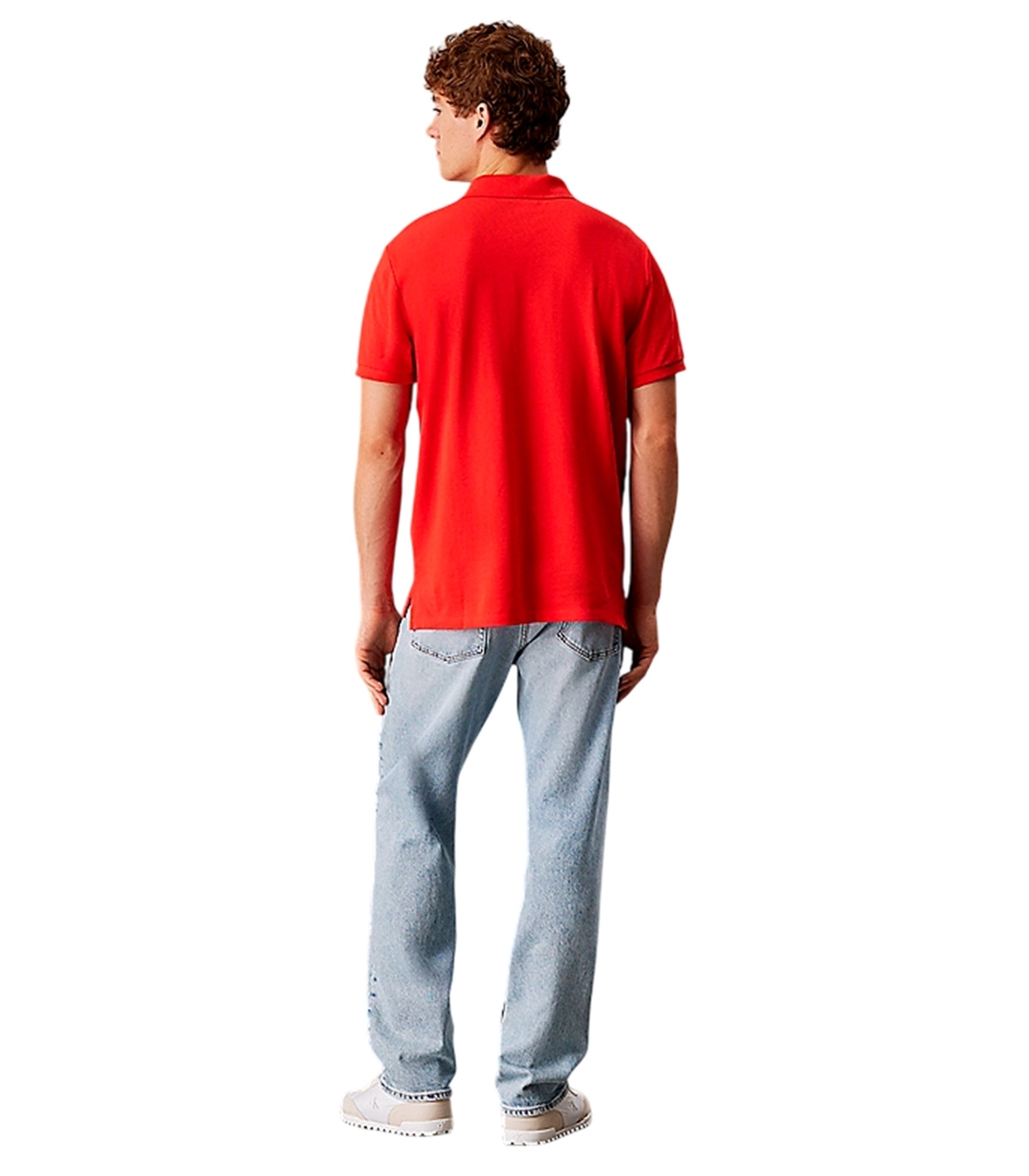 Calvin Klein - Polo Rojo para Hombre - Pique Classic