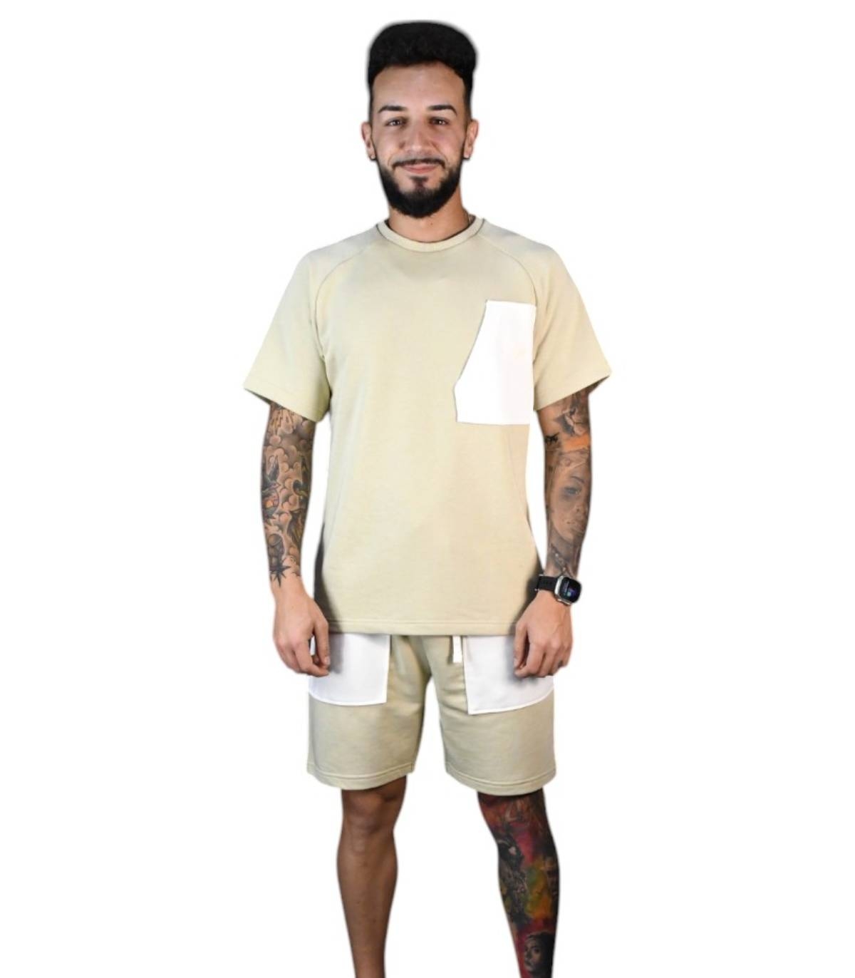 The North Face - Conjunto Beige para Hombre - Terry