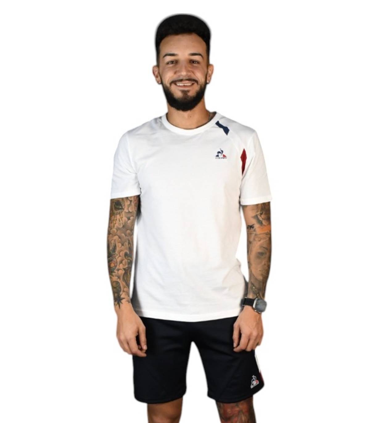 Le Coq Sportif - Conjunto Blanco para Hombre - Tricolor