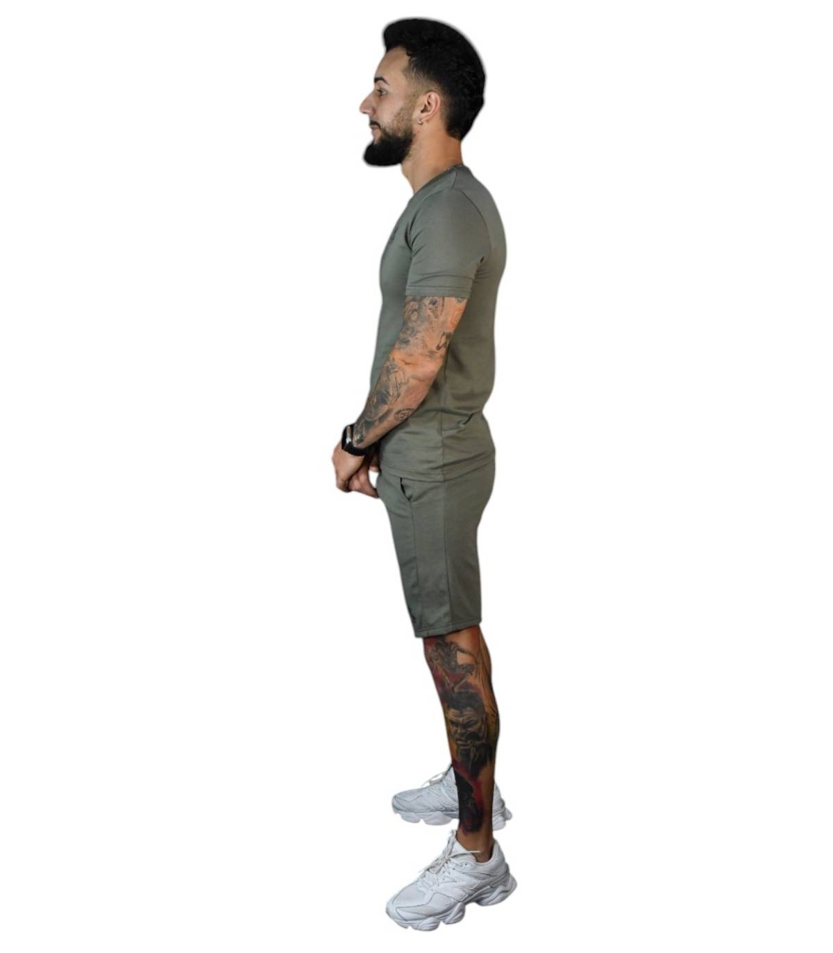 Le Coq Sportif - Conjunto Verde para Hombre - Tricolor