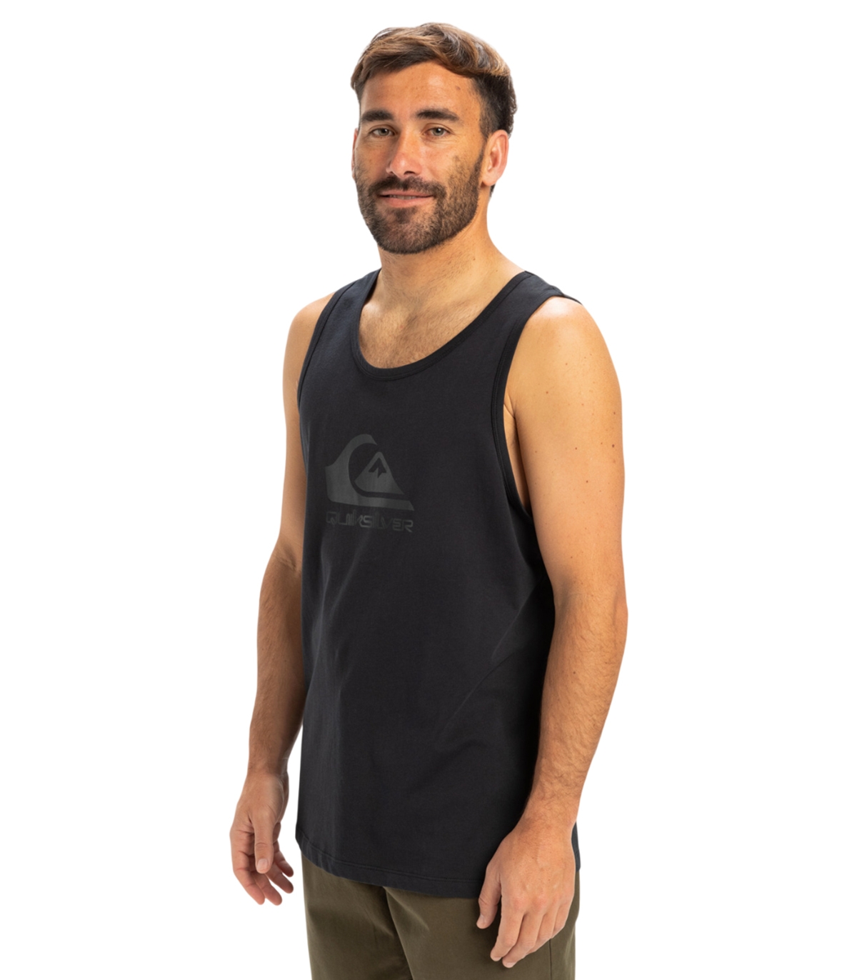 Quiksilver - Camiseta Negra para Hombre - Ev Comp