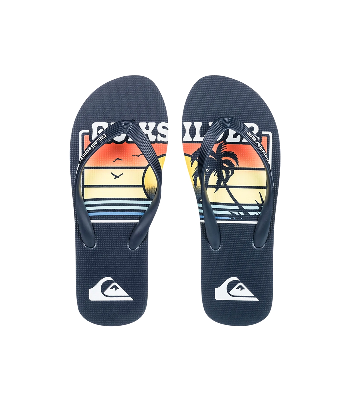 Quiksilver - Chanclas Azules para Hombre - Java