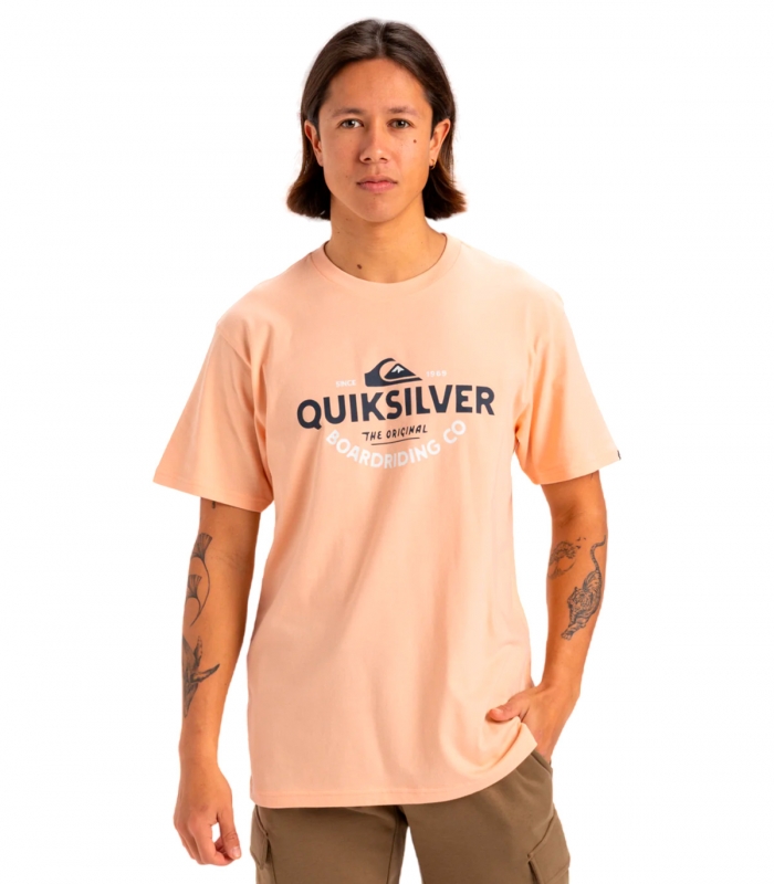 Quiksilver - Camiseta Rosa para Hombre - Typed