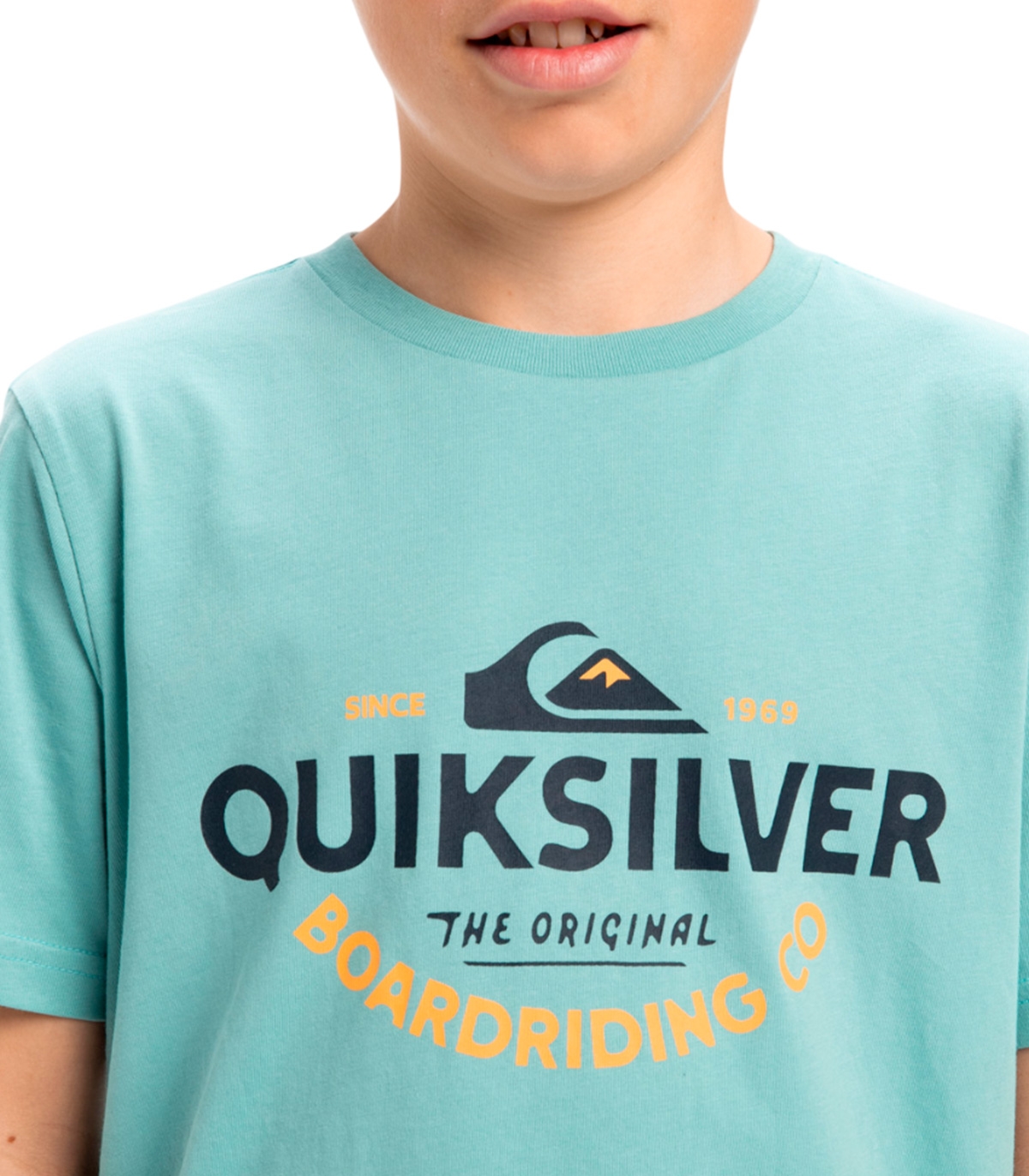 Quiksilver - Camiseta Azul para Niño - Gv Typed