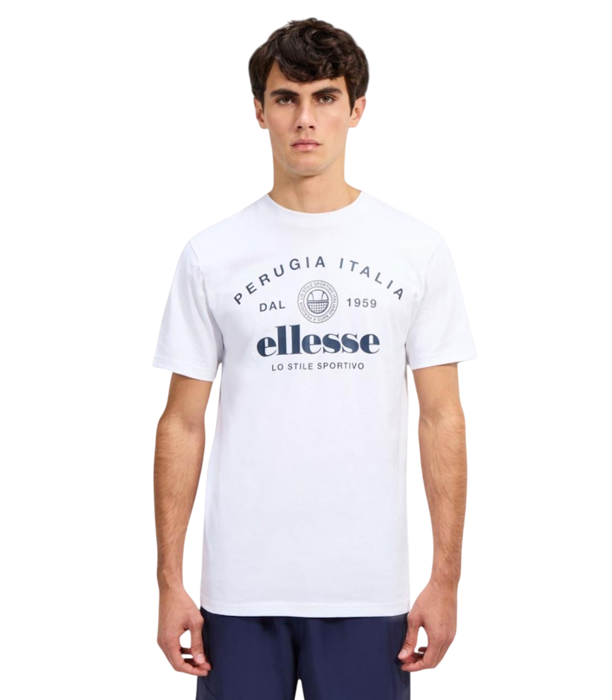 Ellesse - Camiseta Blanca para Hombre - Pepito
