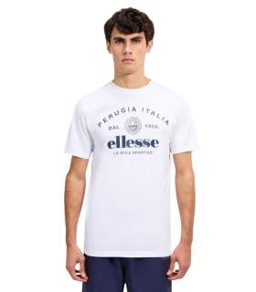 Ellesse - Camiseta Blanca para Hombre - Pepito