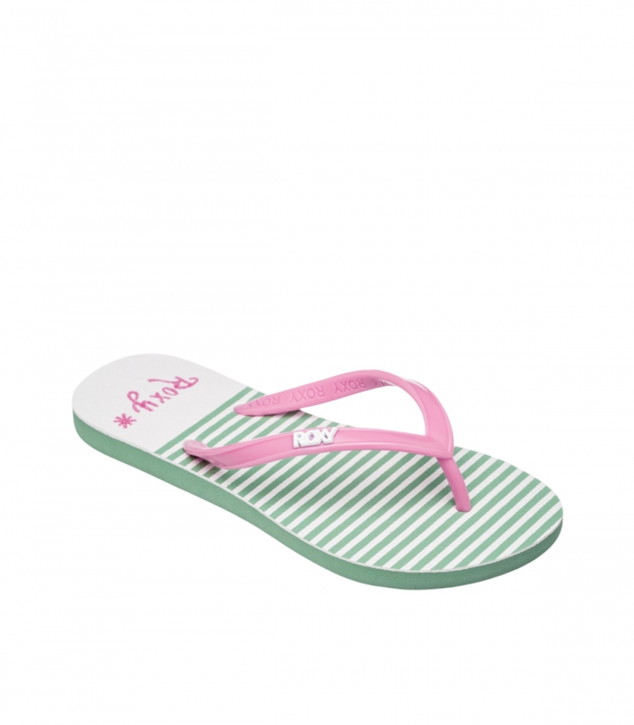 Roxy - Chanclas Verdes para Mujer - Viva Stamp