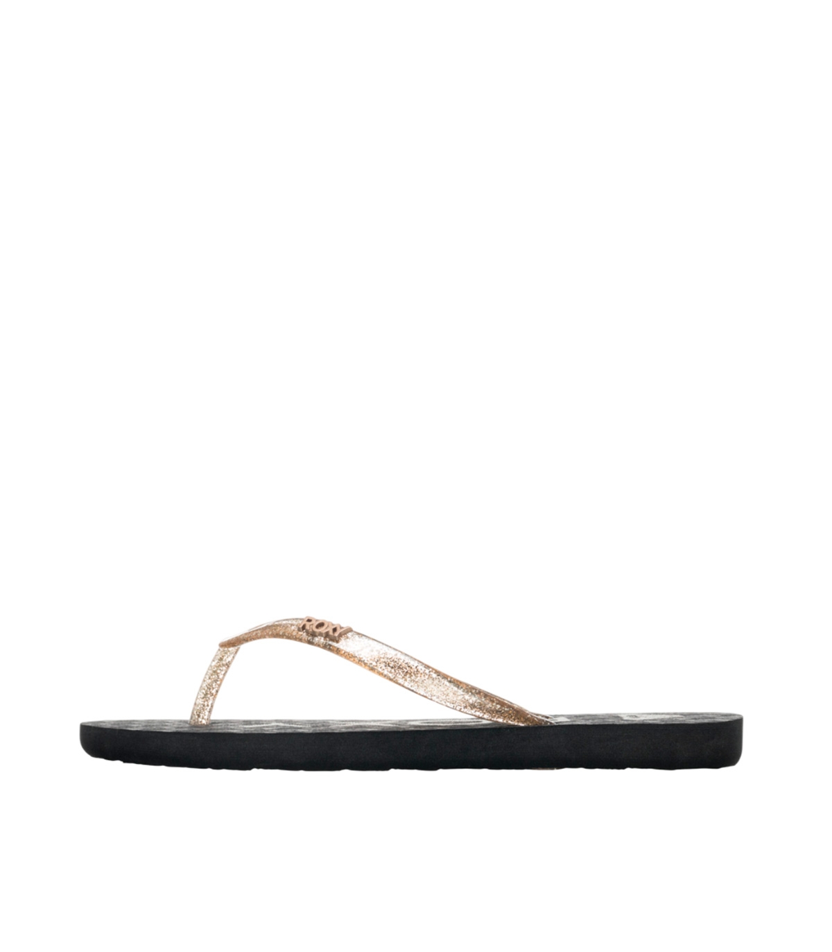 Roxy - Chanclas Negras para Mujer - Viva Sparkle