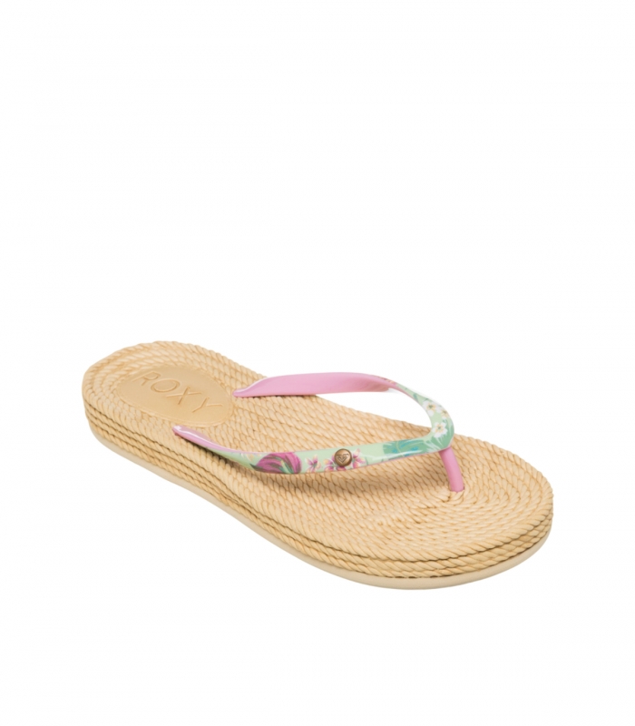 Roxy - Chanclas Beige para Mujer - South Beach