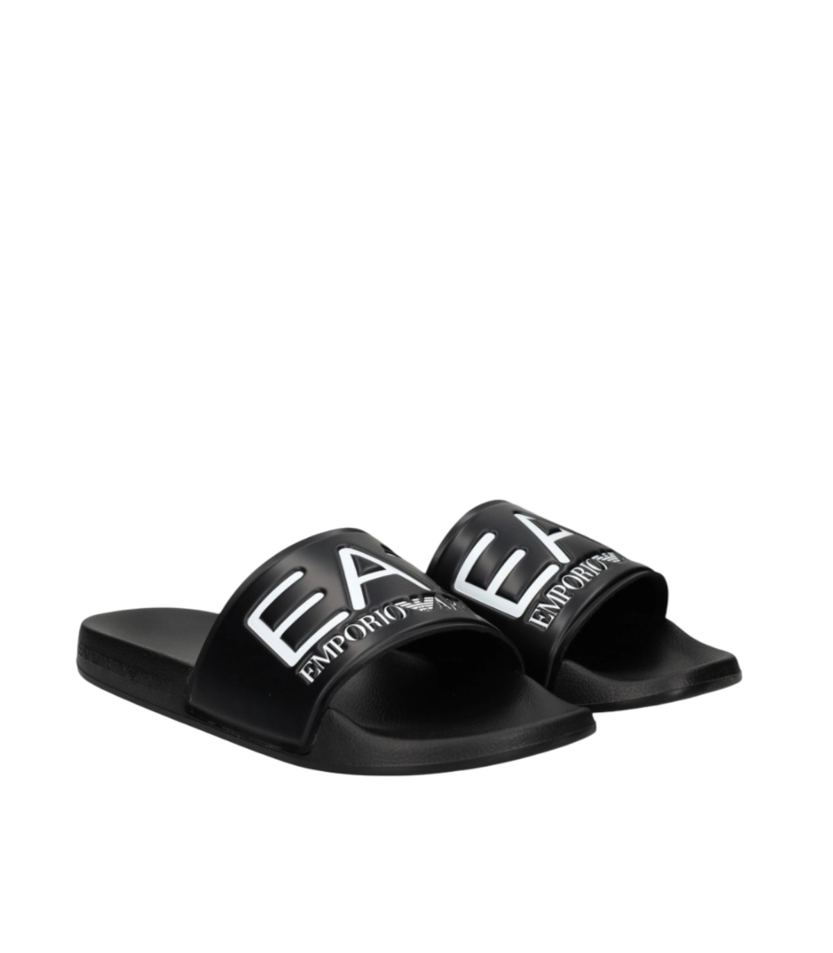 Emporio Armani - Chanclas Negras para Hombre - Scarpe Beach