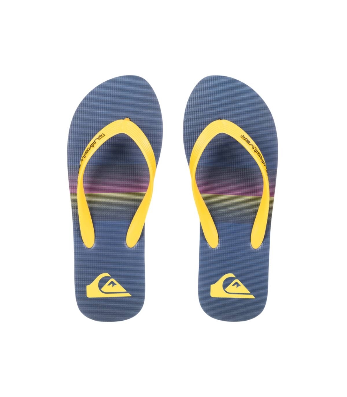 Quiksilver - Chanclas Amarillas para Hombre - Molokai
