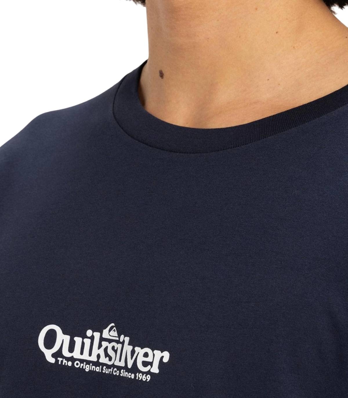 Quiksilver - Camiseta Azul Marino para Hombre - FineLine