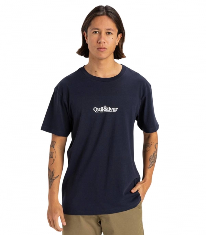 Quiksilver - Camiseta Azul Marino para Hombre - FineLine