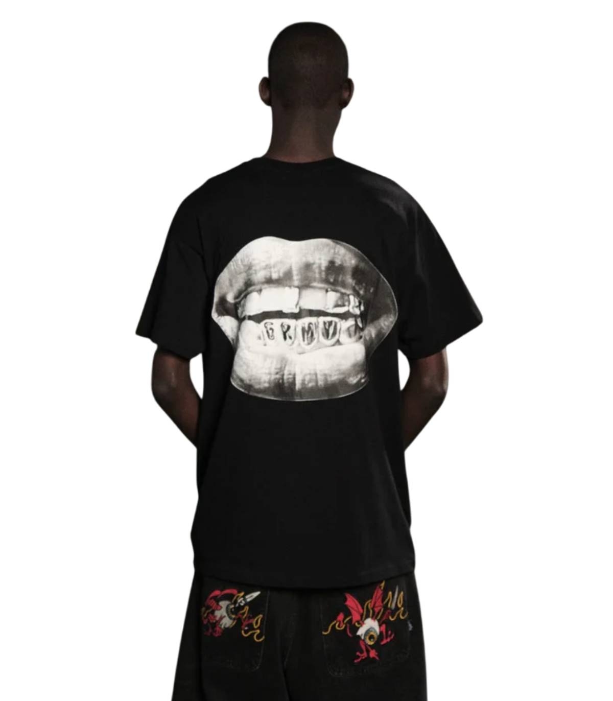GRMY - Camiseta Negra para Hombre - Peace Within The Glitzy