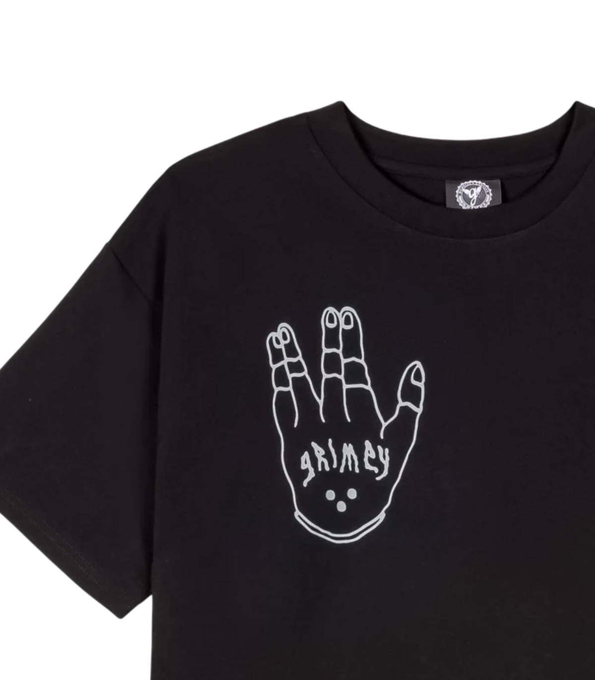 GRMY - Camiseta Negra para Hombre - Peace Within The Glitzy