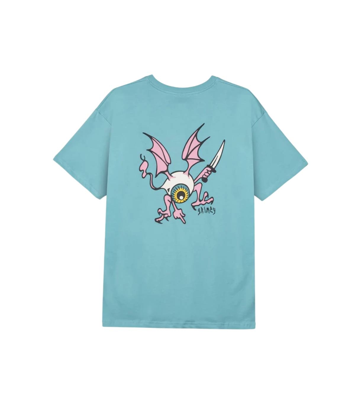 GRMY - Camiseta Celeste para Hombre - Peace Within The Watching