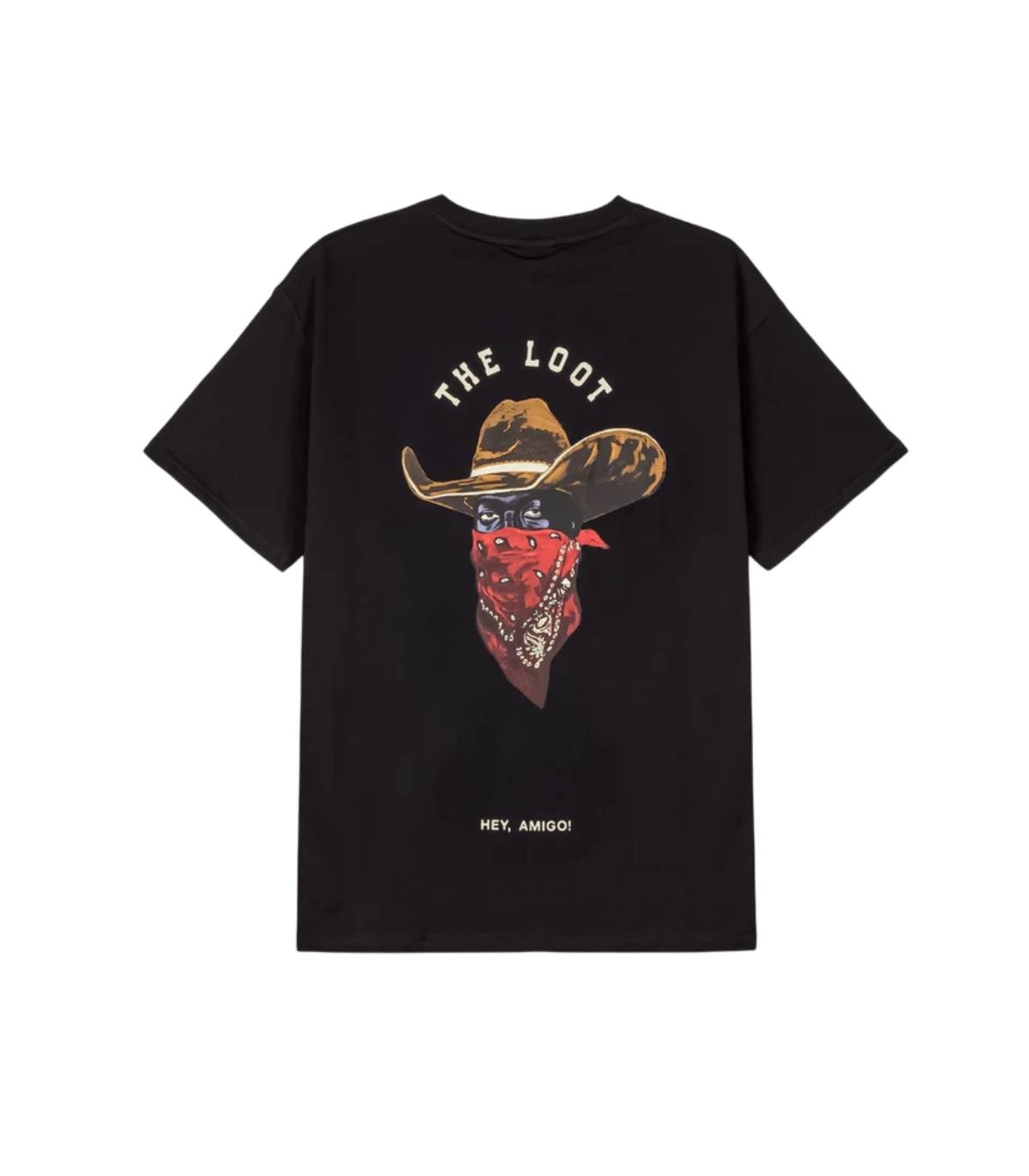 GRMY - Camiseta Negra para Hombre - Lone Hand