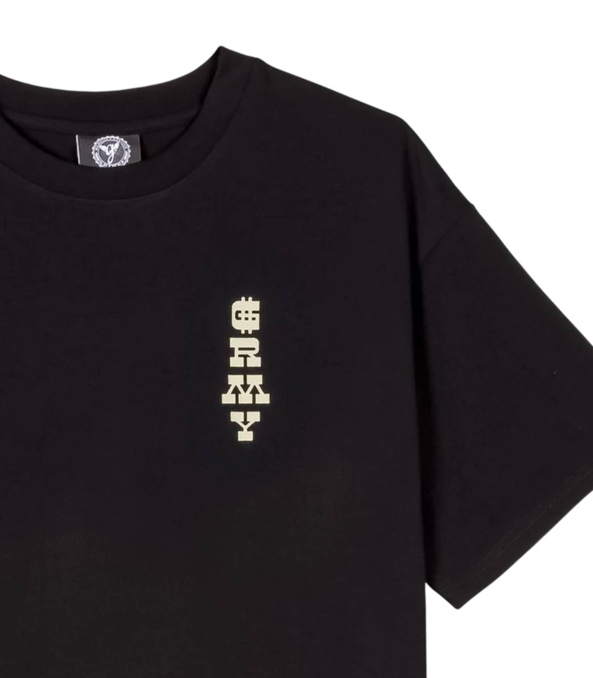 GRMY - Camiseta Negra para Hombre - Lone Hand