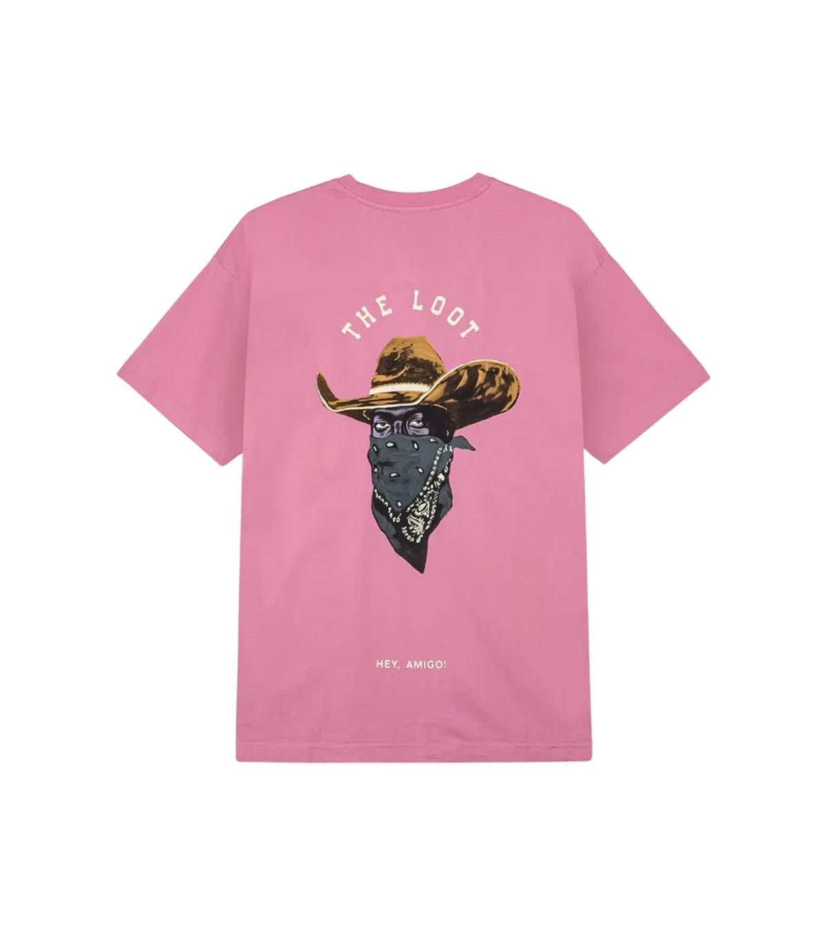 GRMY - Camiseta Rosa para Hombre - Lone Hand