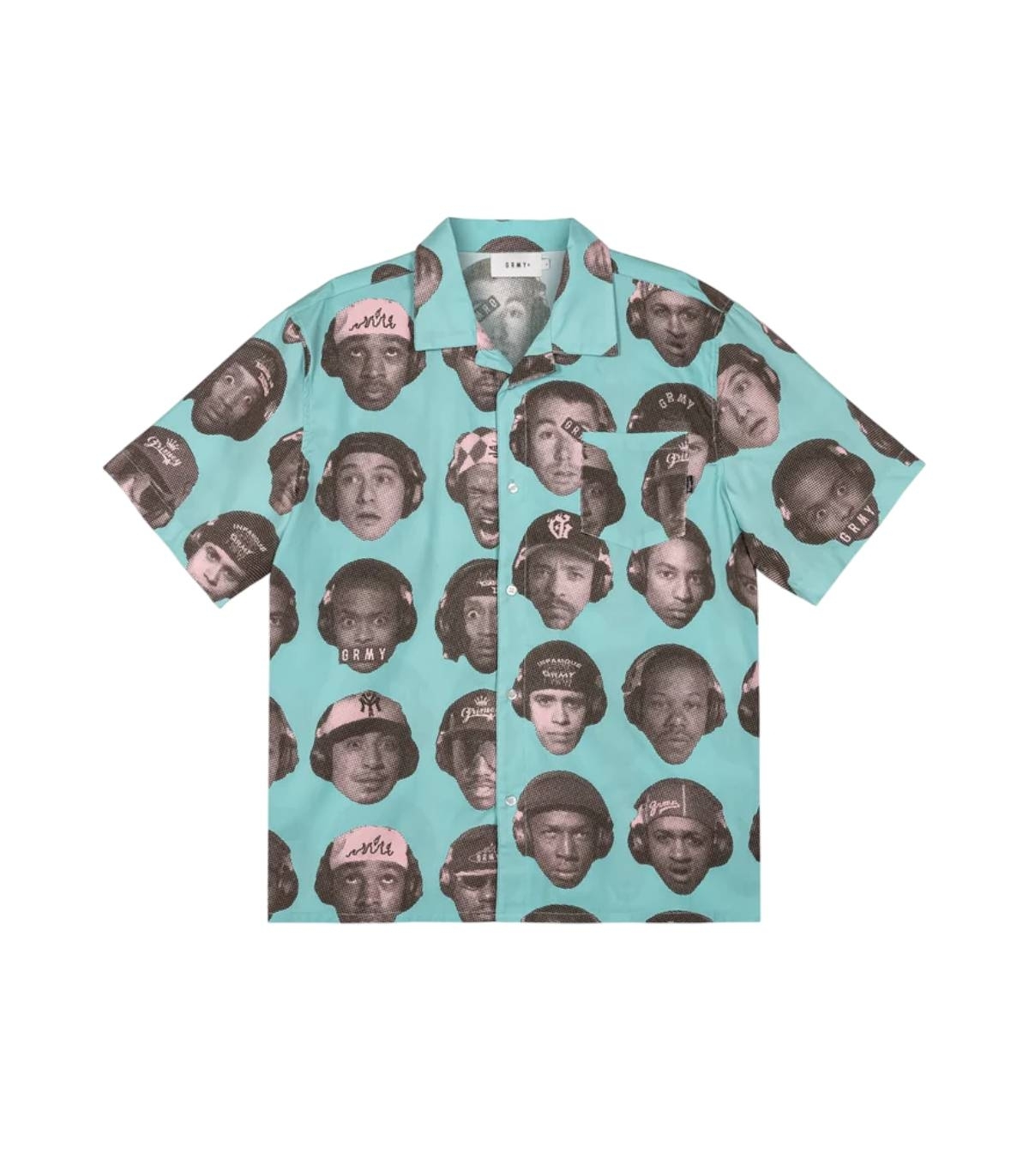 GRMY - Camisa Azul para Hombre - The Midnite