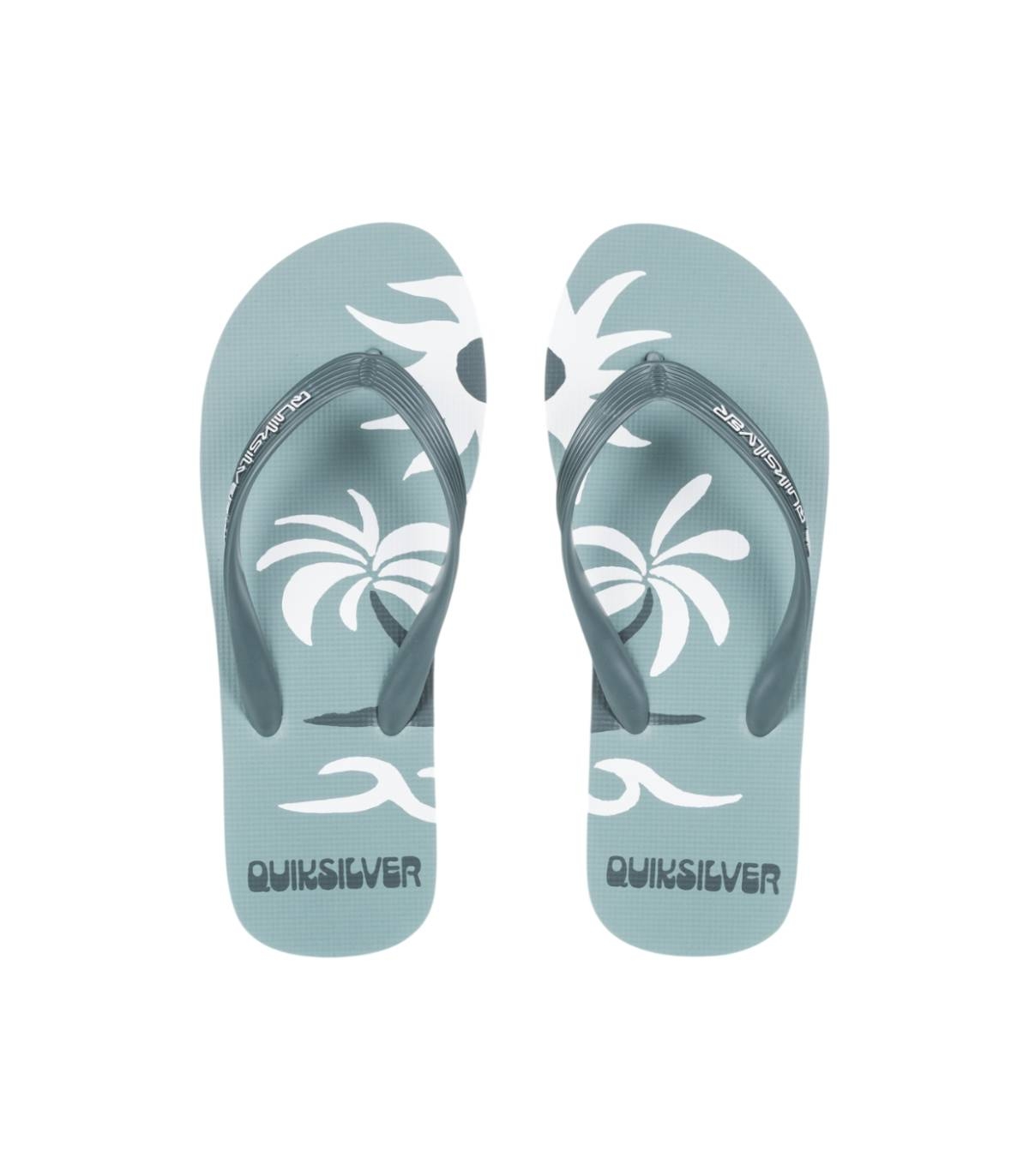 Quiksilver - Chanclas Azules para Hombre - Molokai Screen