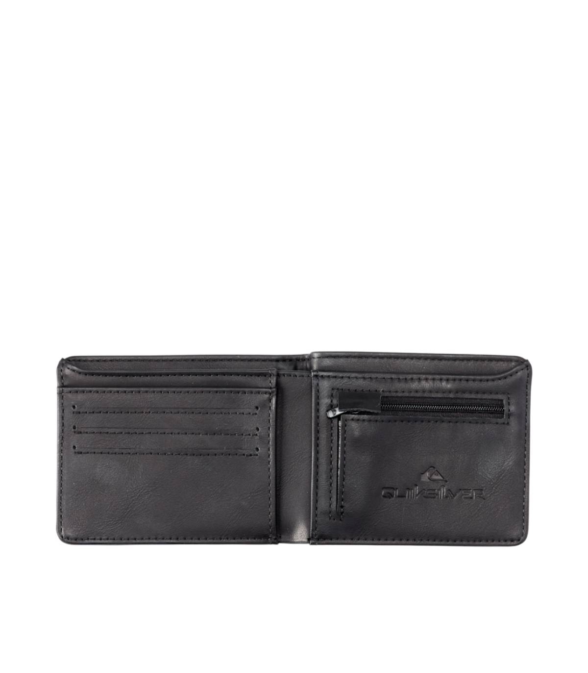 Quiksilver - Cartera Negra para Hombre - Slim Rays