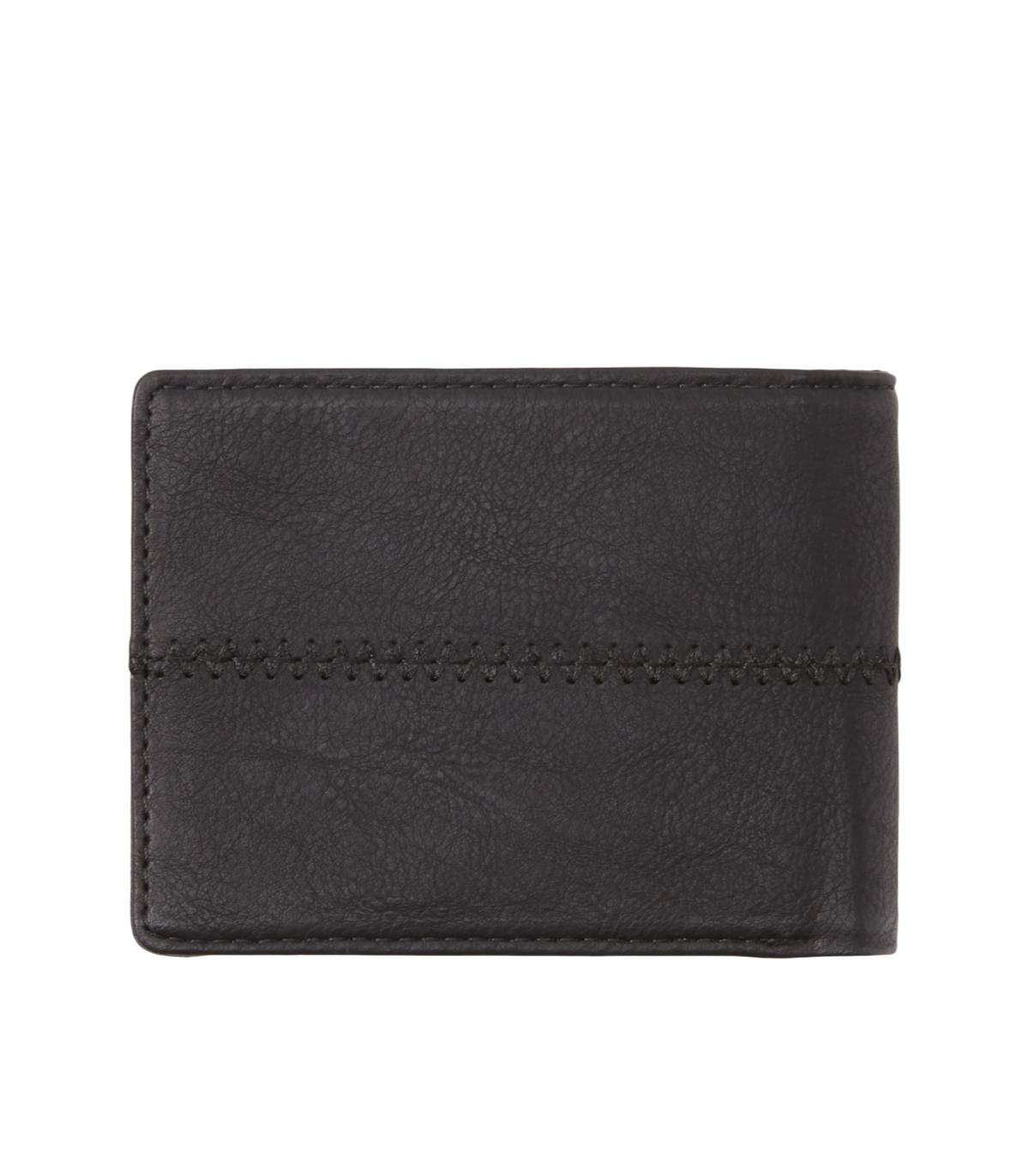Quiksilver - Cartera Negra para Hombre - Stitchy