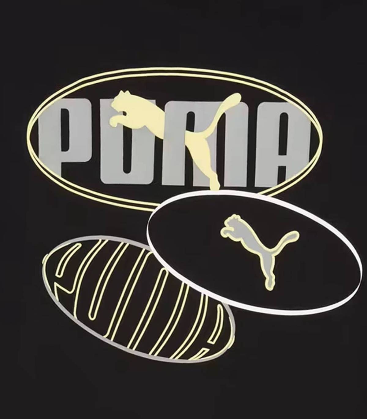 Puma - Camiseta Negra para Hombre - Lab Relaxed
