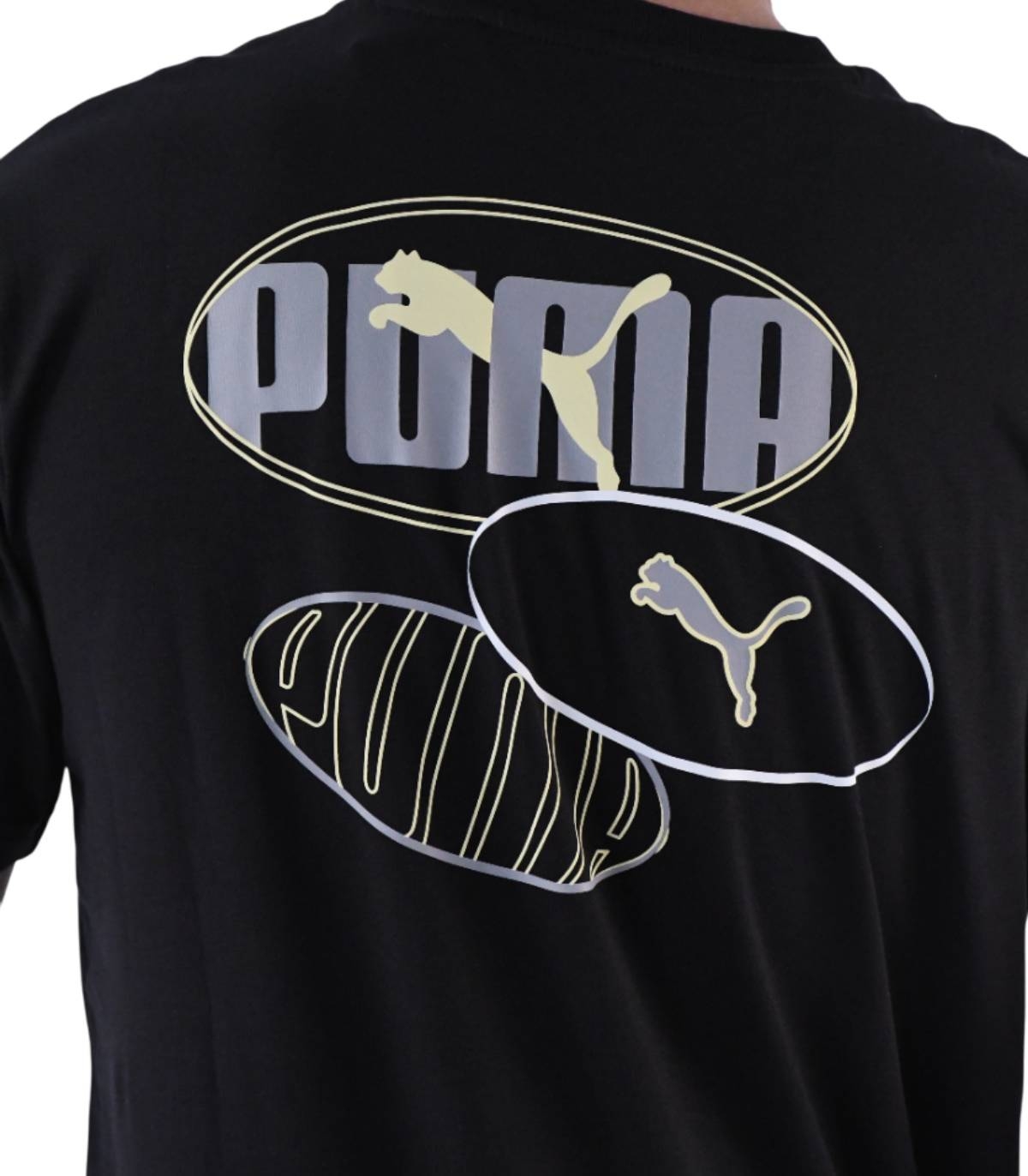 Puma - Camiseta Negra para Hombre - Lab Relaxed